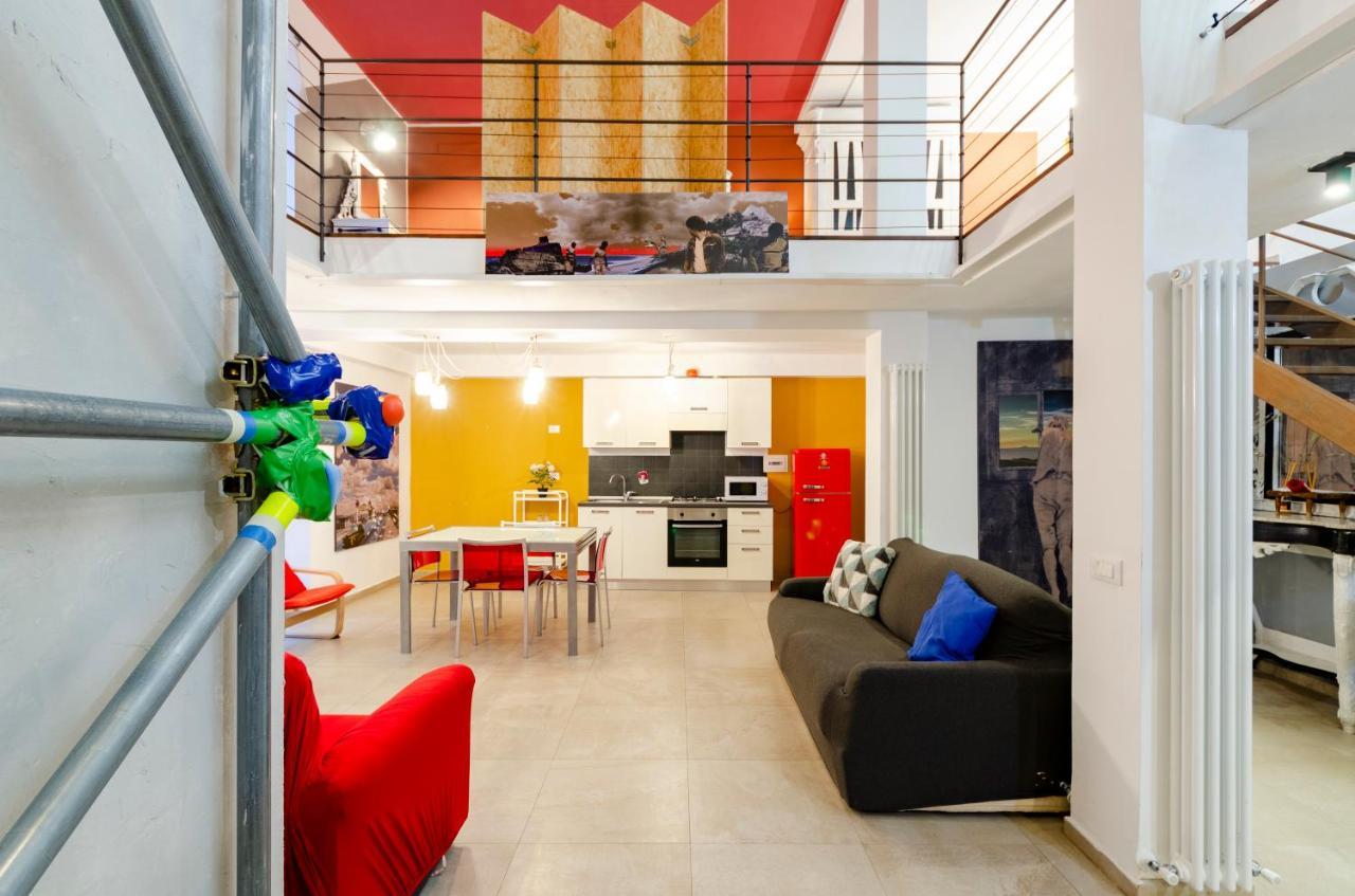 Ferienwohnung Joivy Vibrant Open-Plan Apt For 6 In Historic Centre Genua Exterior foto